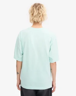 Oversized Organic T-Shirt - Light Aqua