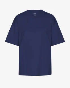 Oversized Organic T-Shirt - Marine Blue