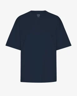 Oversized Organic T-Shirt - Navy Blue