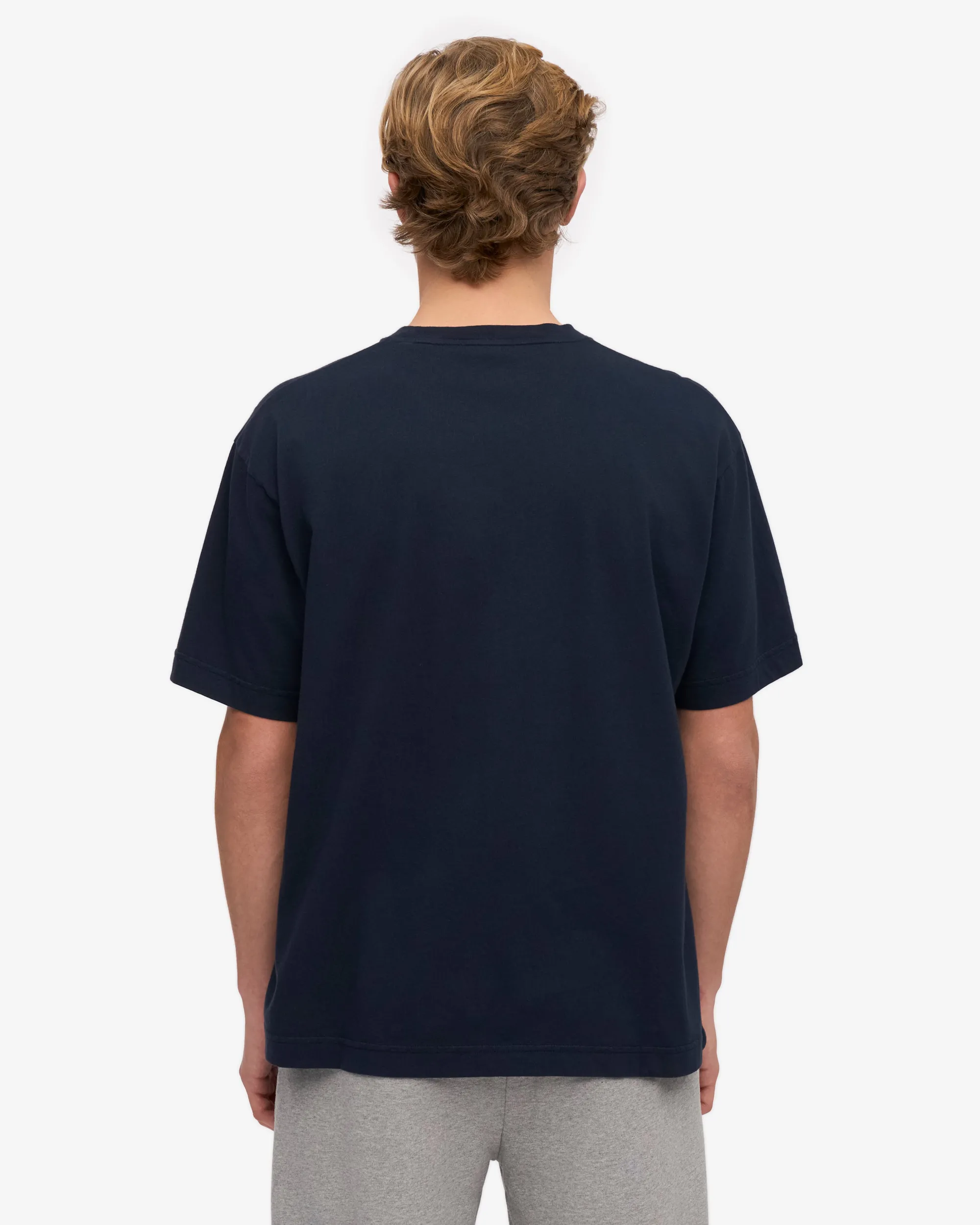 Oversized Organic T-Shirt - Navy Blue (3-Pack)