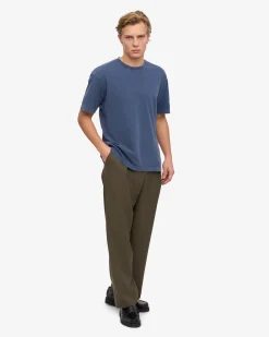 Oversized Organic T-Shirt - Neptune Blue
