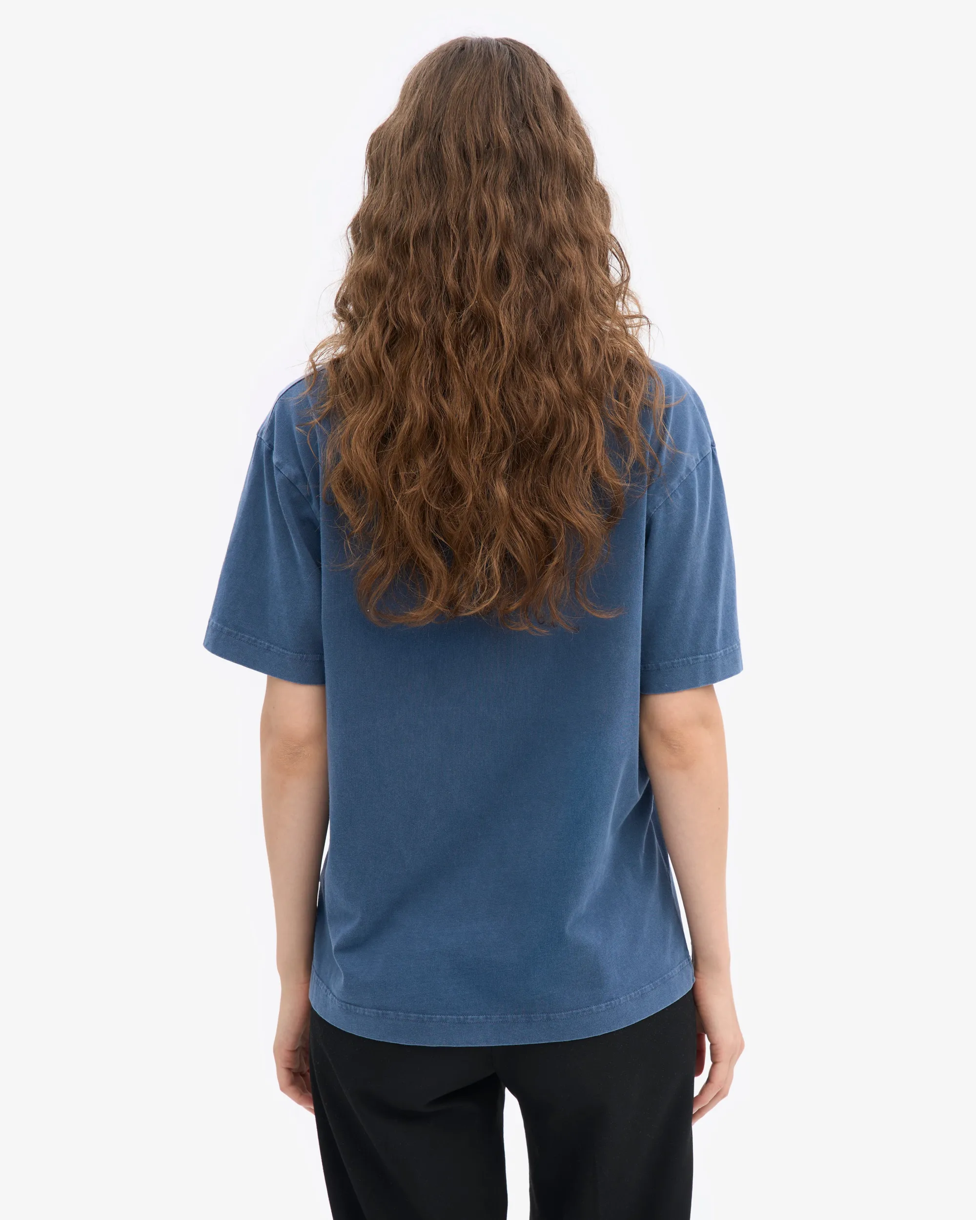 Oversized Organic T-Shirt - Neptune Blue