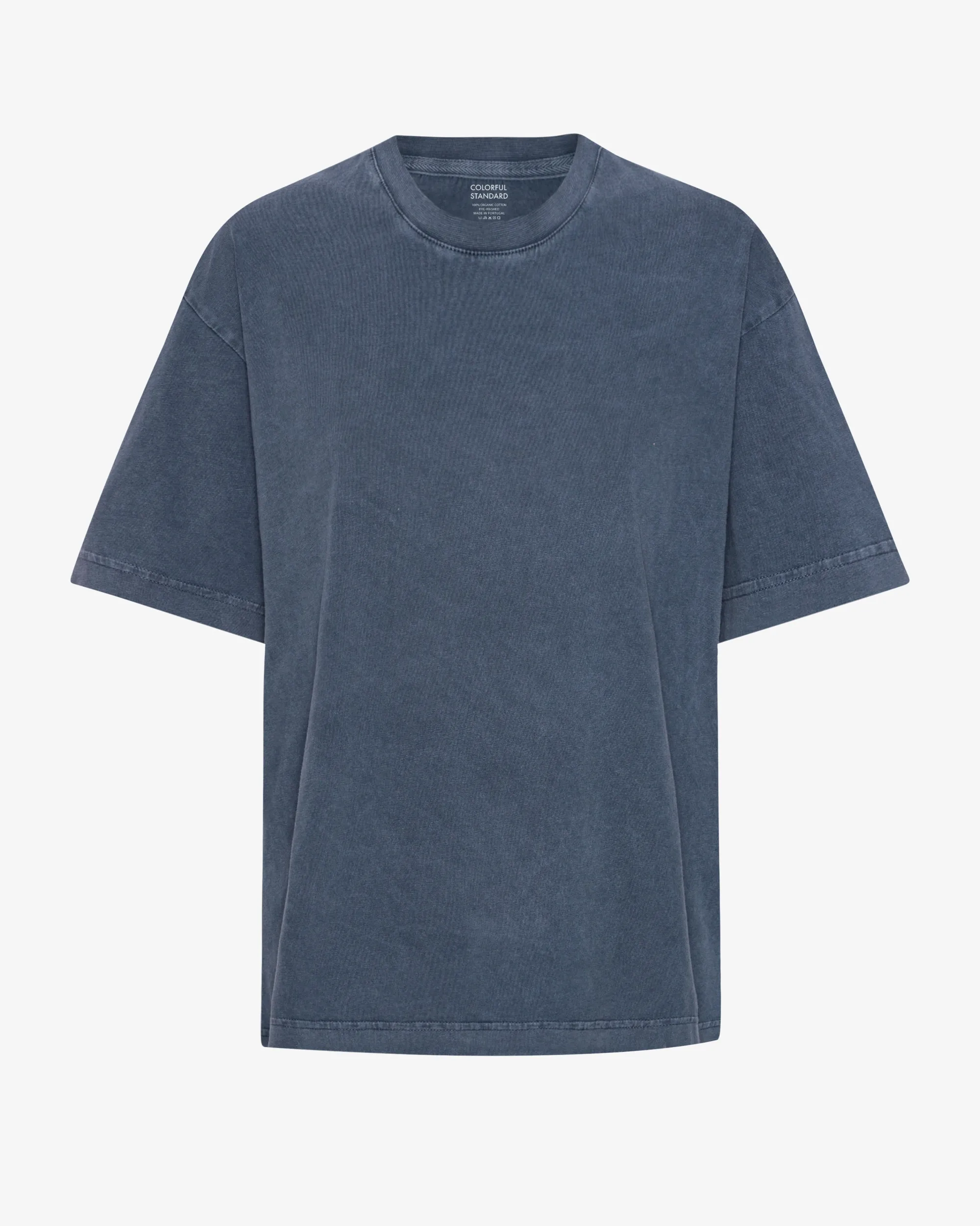 Oversized Organic T-Shirt - Neptune Blue