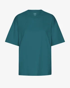Oversized Organic T-Shirt - Ocean Green