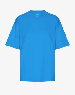 Oversized Organic T-Shirt - Pacific Blue
