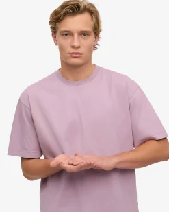 Oversized Organic T-Shirt - Pearly Purple