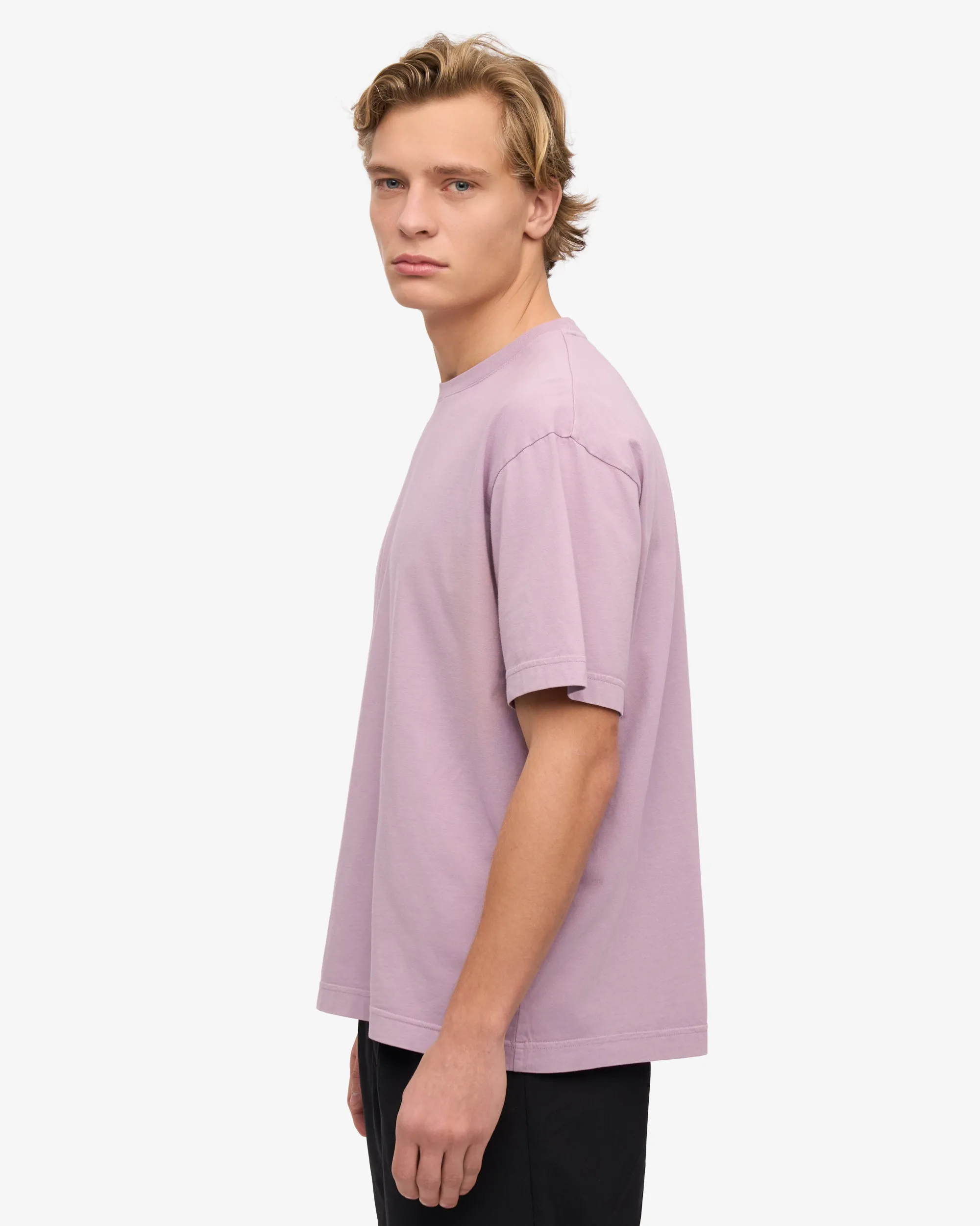 Oversized Organic T-Shirt - Pearly Purple