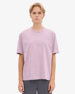 Oversized Organic T-Shirt - Pearly Purple
