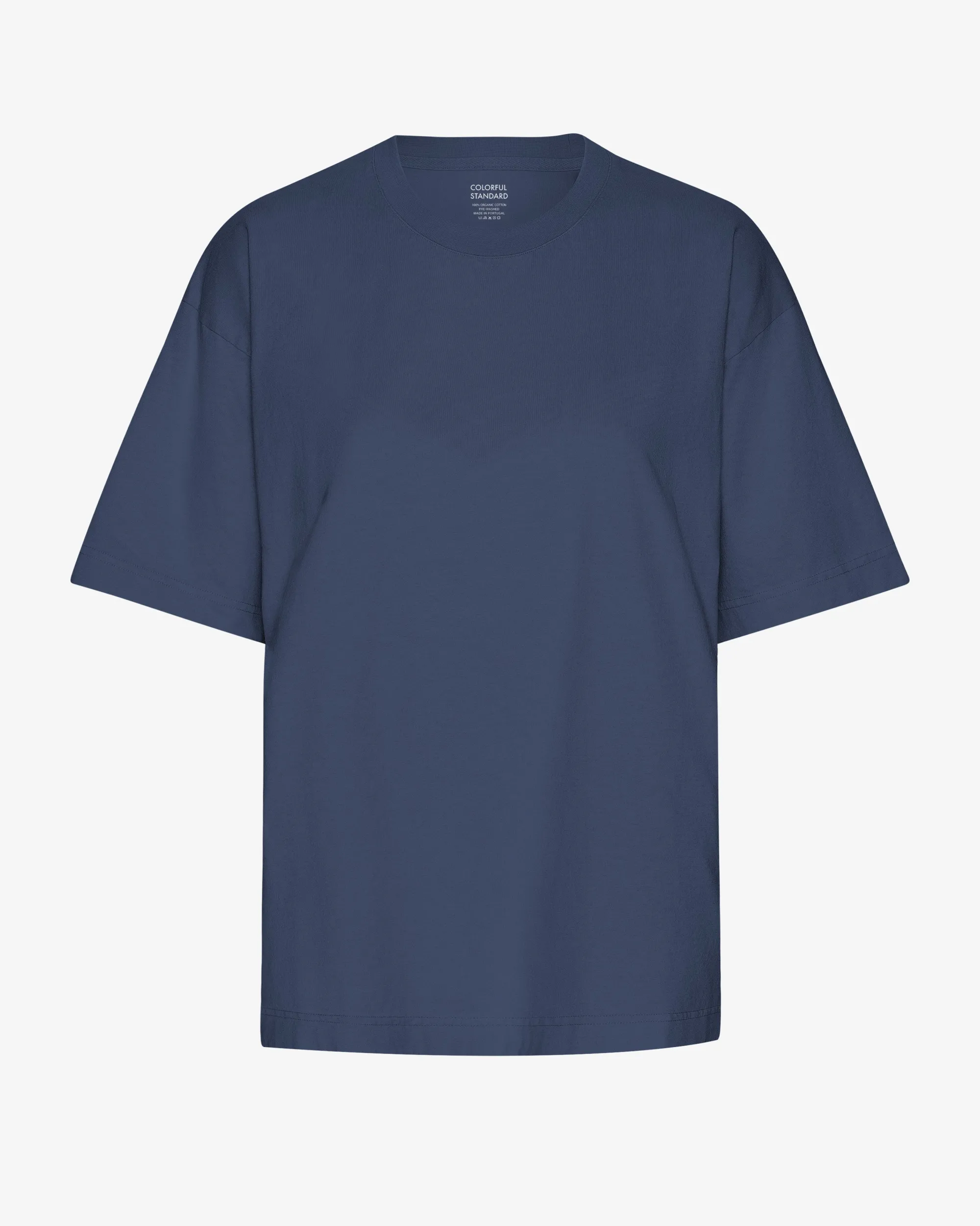 Oversized Organic T-Shirt - Petrol Blue