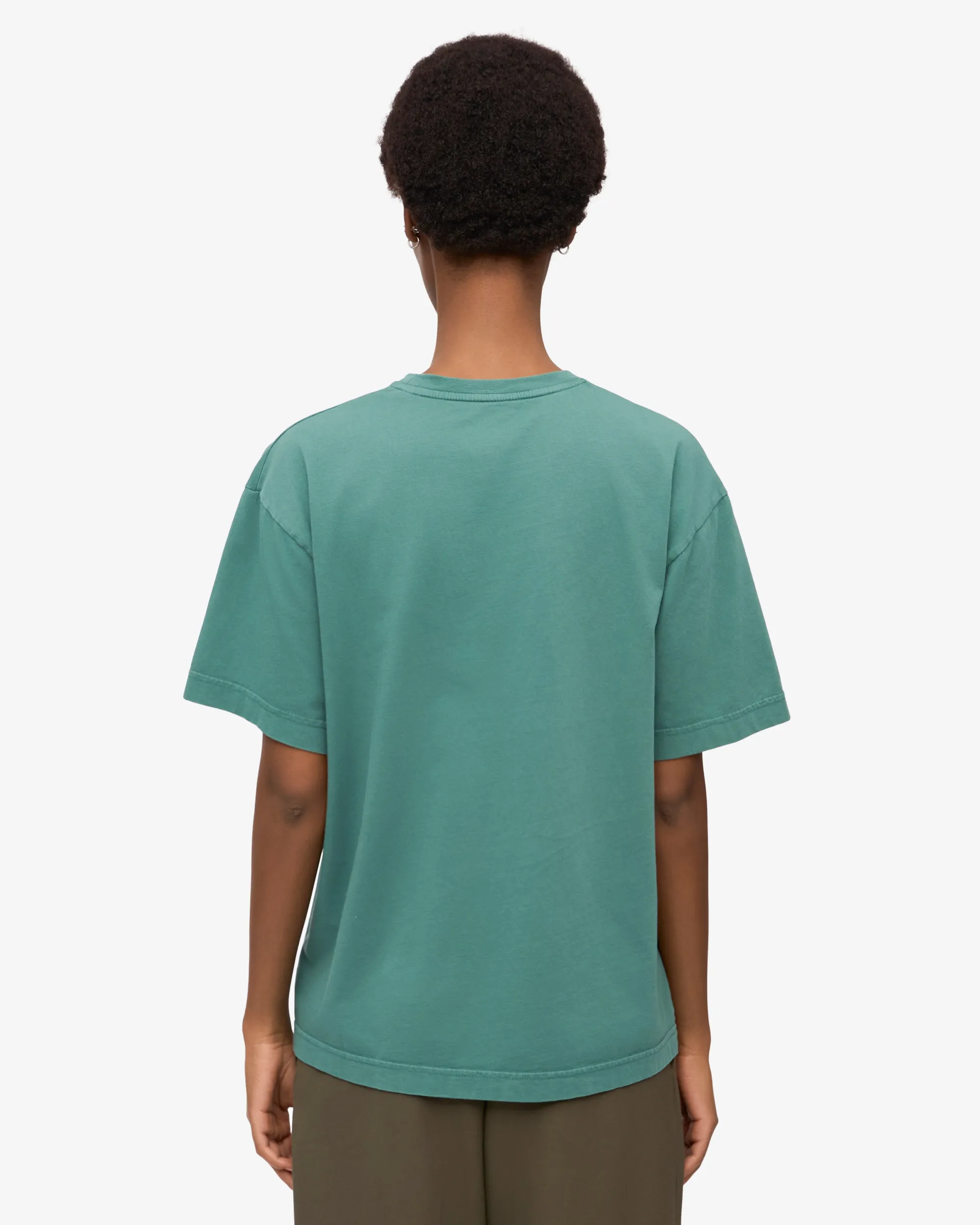 Oversized Organic T-Shirt - Pine Green