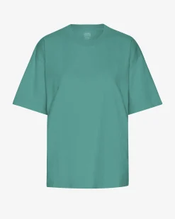 Oversized Organic T-Shirt - Pine Green
