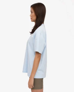 Oversized Organic T-Shirt - Polar Blue
