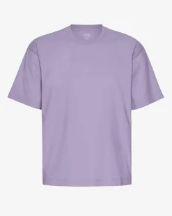 Oversized Organic T-Shirt - Purple Jade