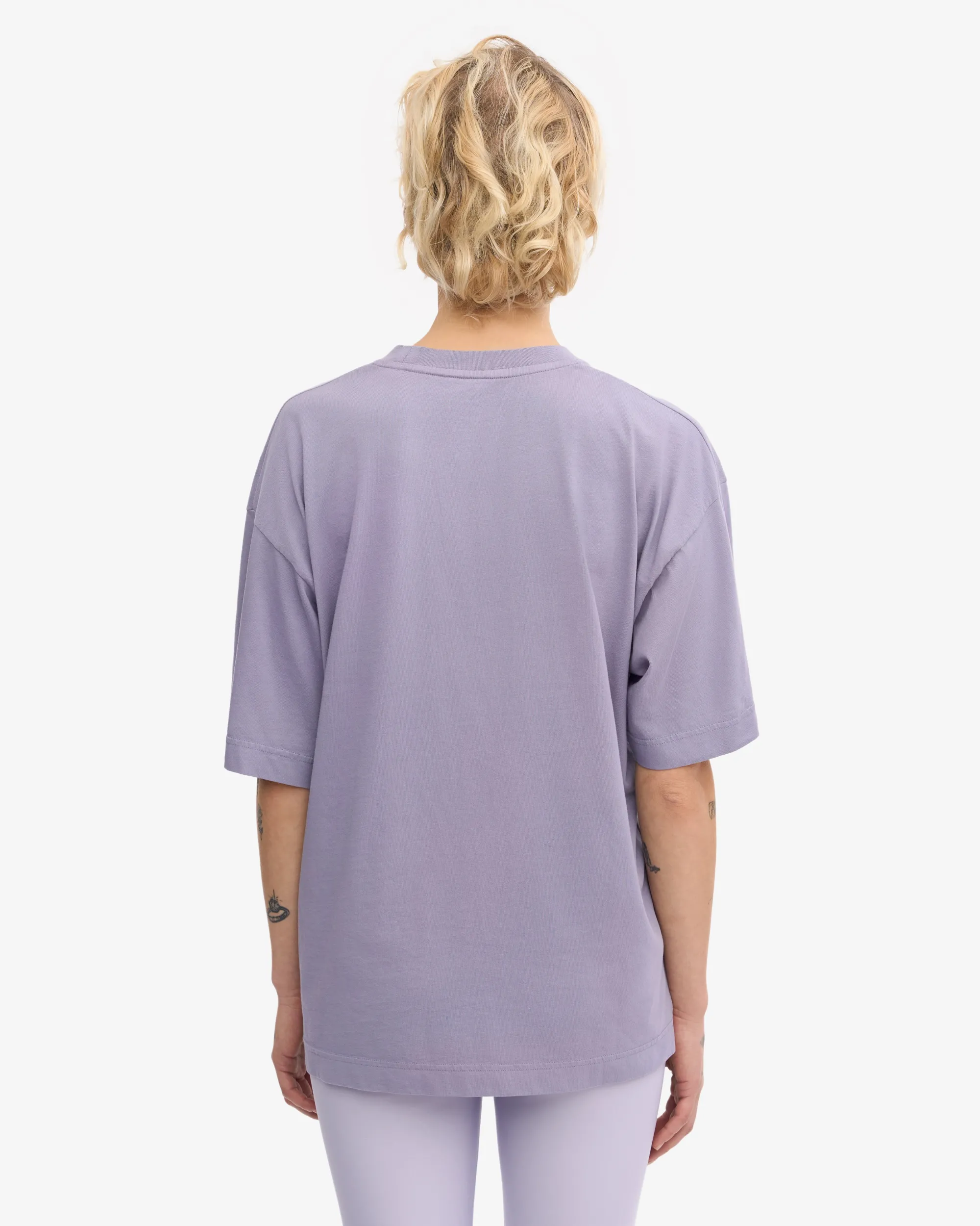 Oversized Organic T-Shirt - Purple Jade