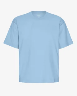 Oversized Organic T-Shirt - Seaside Blue