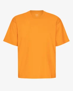 Oversized Organic T-Shirt - Sunny Orange
