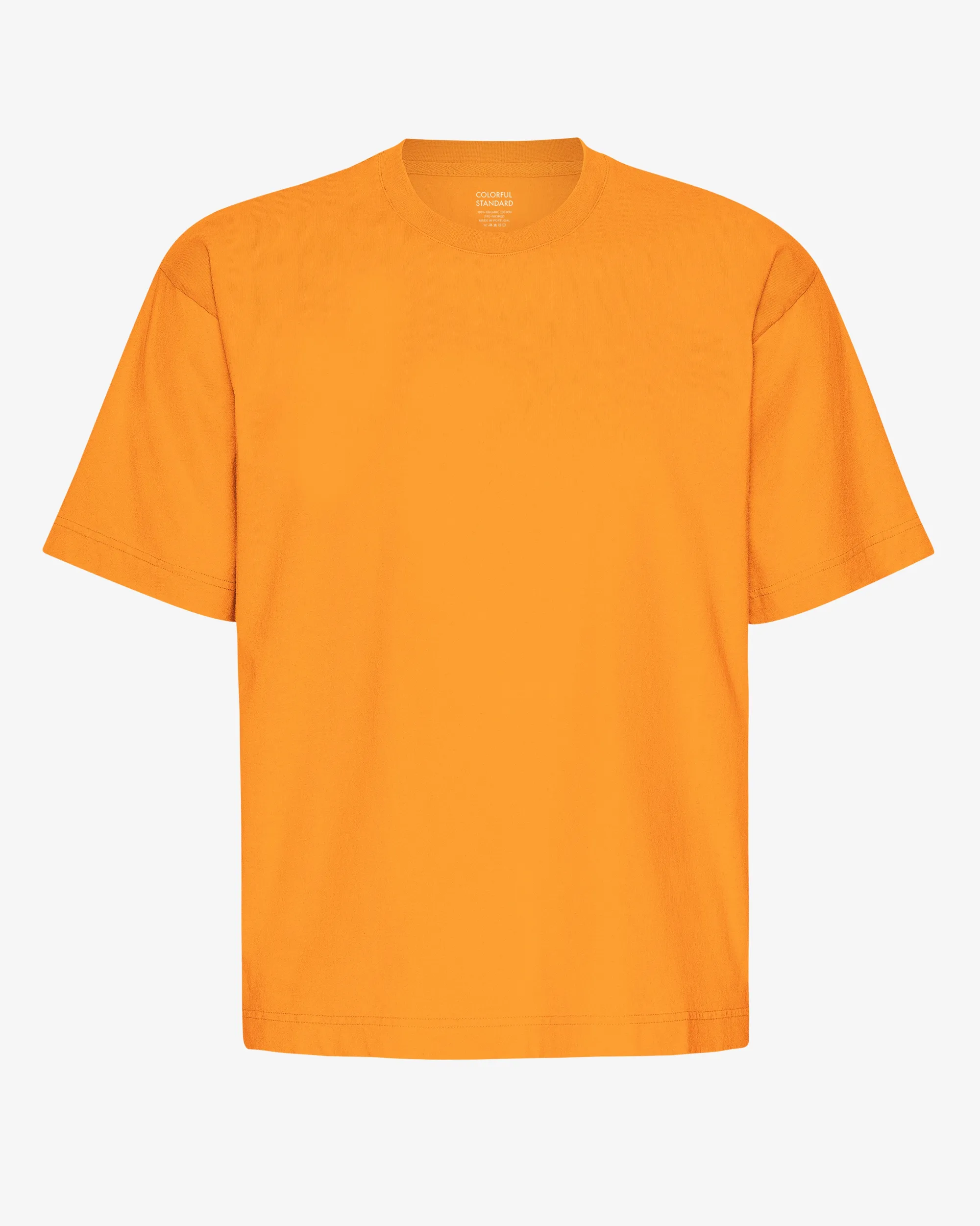 Oversized Organic T-Shirt - Sunny Orange