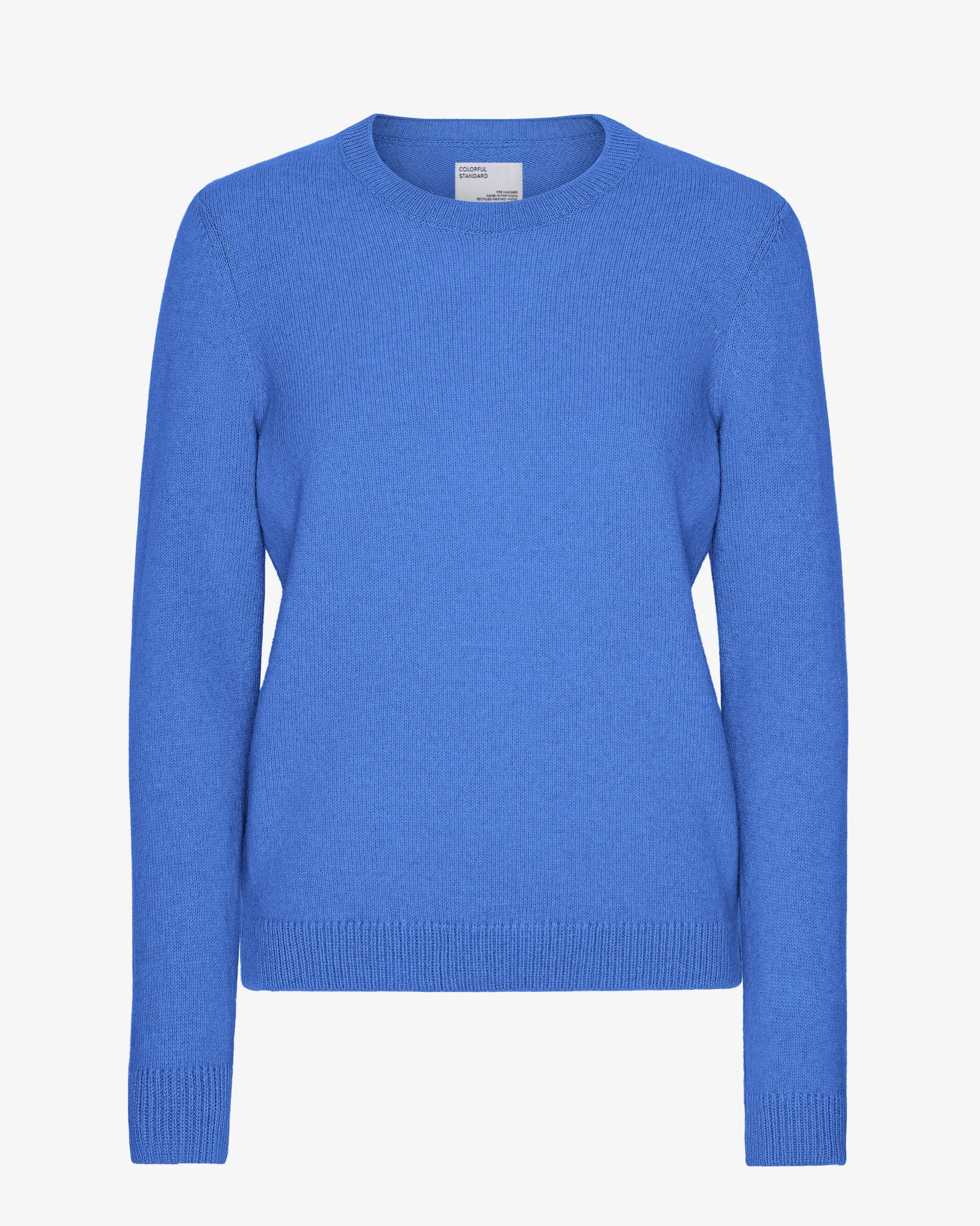 Women Classic Merino Wool Crew - Pacific Blue