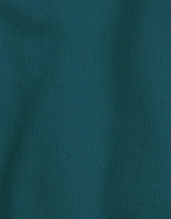 Women Classic Merino Wool Crew - Ocean Green