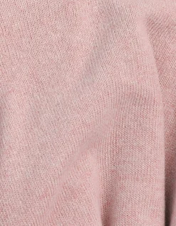 Women Classic Merino Wool Crew - Faded Pink
