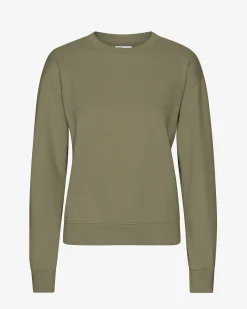 Women Classic Organic Crew - Dusty Olive