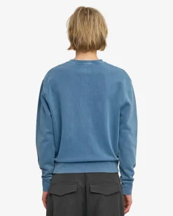 Women Classic Organic Crew - Faded Indigo