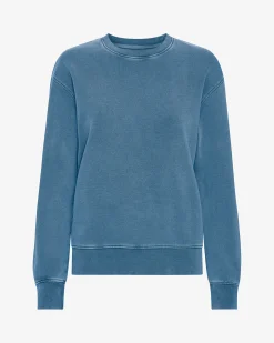 Women Classic Organic Crew - Faded Indigo