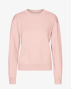 Women Classic Organic Crew - Faded Pink