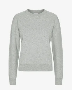 Women Classic Organic Crew - Heather Grey