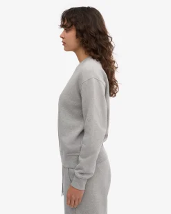 Women Classic Organic Crew - Heather Grey