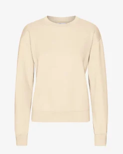 Women Classic Organic Crew - Ivory White