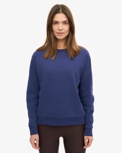 Women Classic Organic Crew - Marine Blue