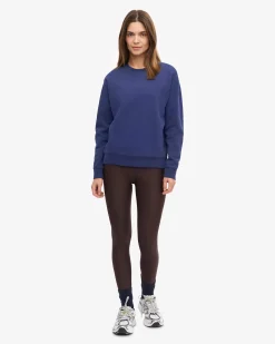 Women Classic Organic Crew - Marine Blue