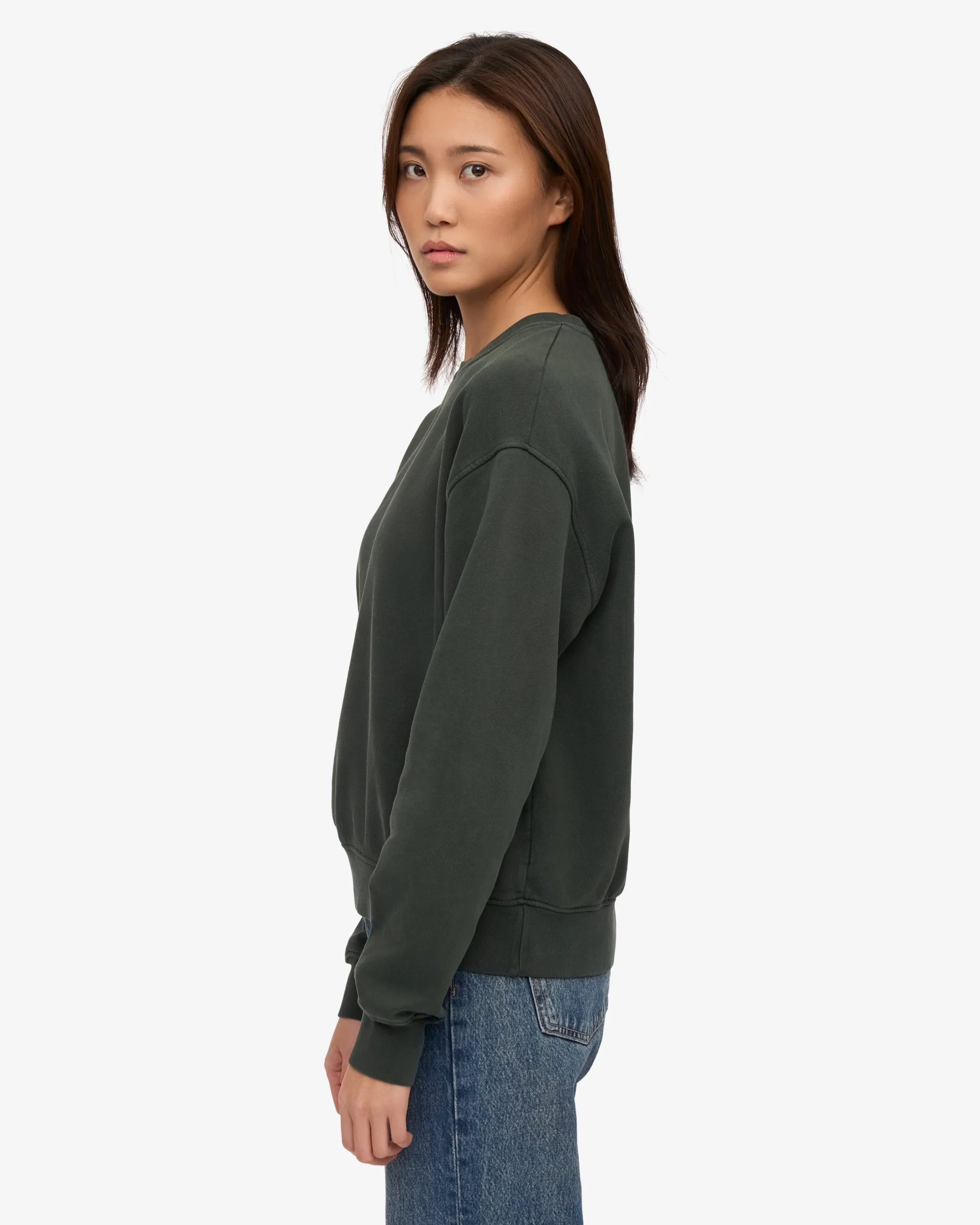 Women Classic Organic Crew - Midnight Forest
