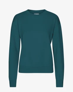 Women Classic Organic Crew - Ocean Green
