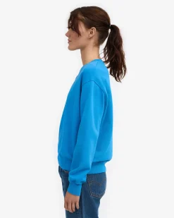 Women Classic Organic Crew - Pacific Blue