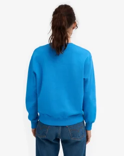 Women Classic Organic Crew - Pacific Blue