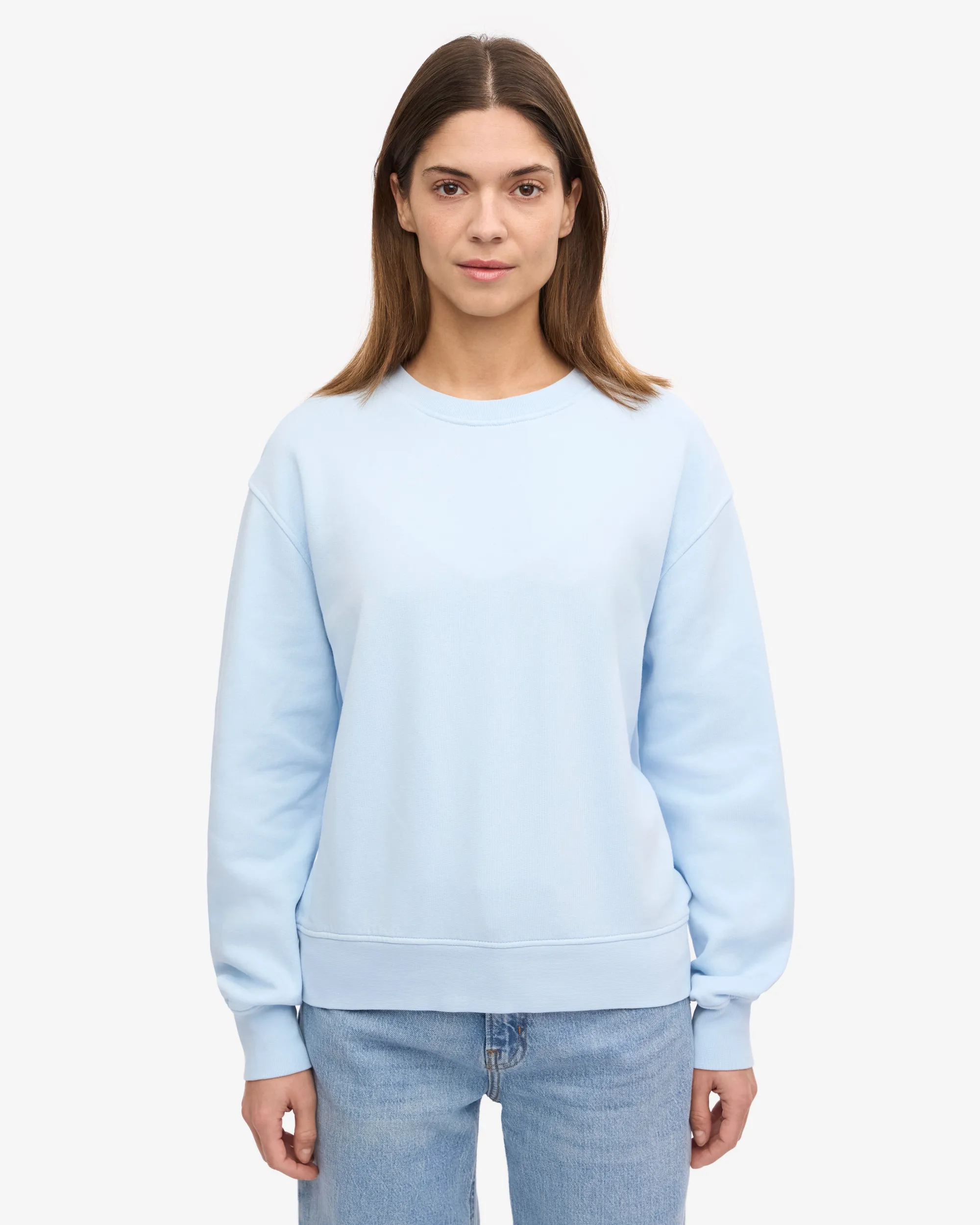 Women Classic Organic Crew - Polar Blue