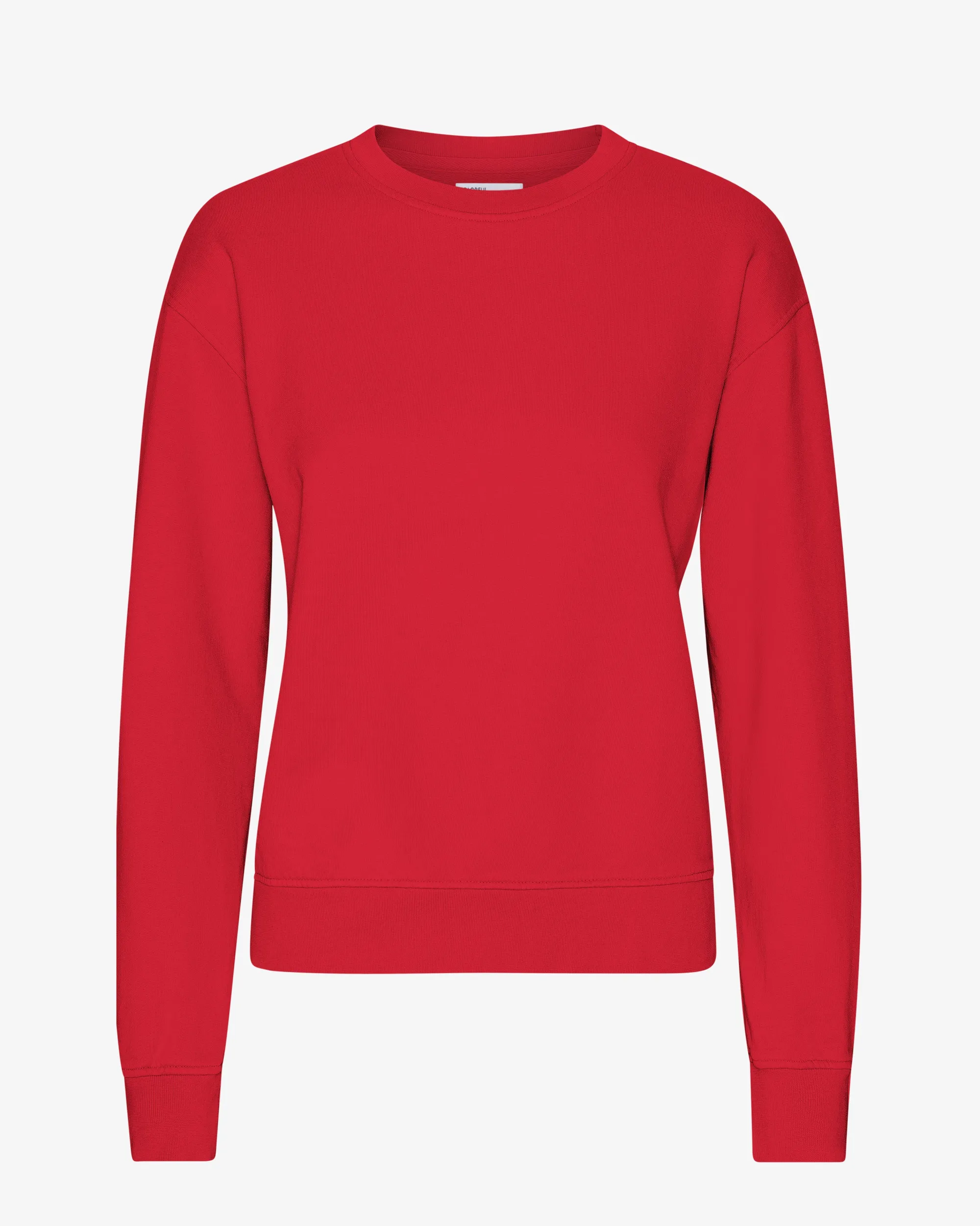 Women Classic Organic Crew - Scarlet Red