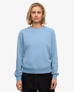 Women Classic Organic Crew - Seaside Blue