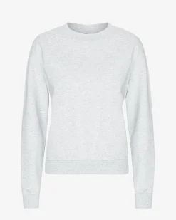Women Classic Organic Crew - Snow Melange