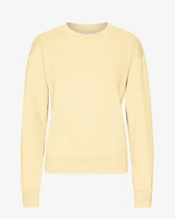 Women Classic Organic Crew - Soft Yellow