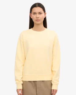 Women Classic Organic Crew - Soft Yellow