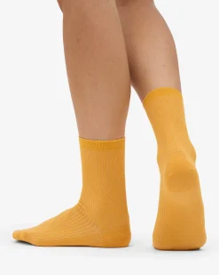 Women Classic Organic Sock - Burned Yellow