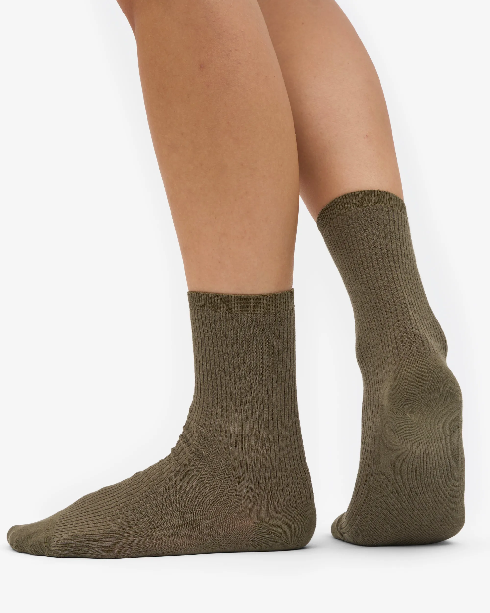 Women Classic Organic Sock - Dusty Olive