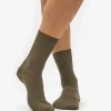 Women Classic Organic Sock - Dusty Olive (3-Pack)
