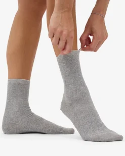 Women Classic Organic Sock - Heather Grey