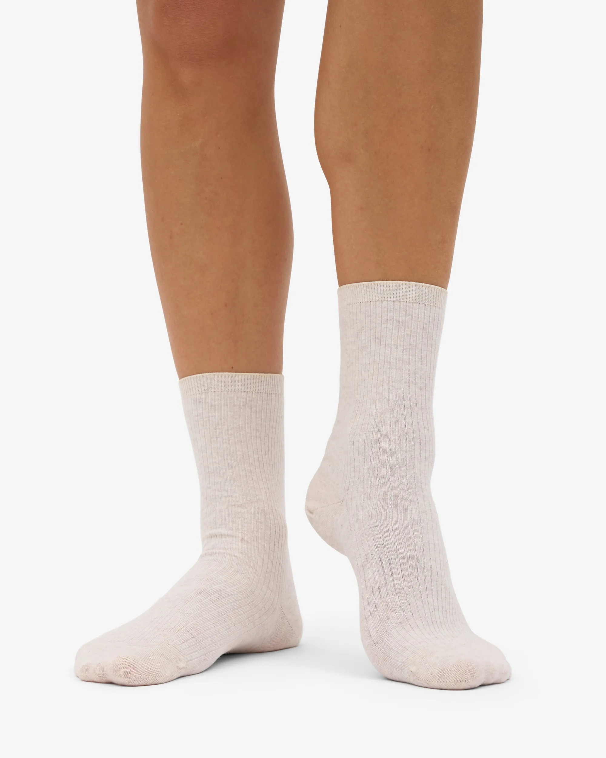Women Classic Organic Sock - Ivory White (3-Pack)
