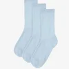 Women Classic Organic Sock - Polar Blue (3-Pack)