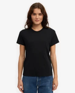 Women Light Organic Tee - Deep Black